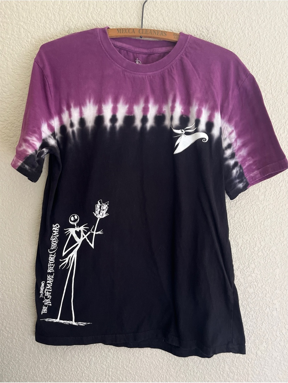 Disney’s The Nightmare Before Christmas Jack Tie Dye Tee Men’s Size Small